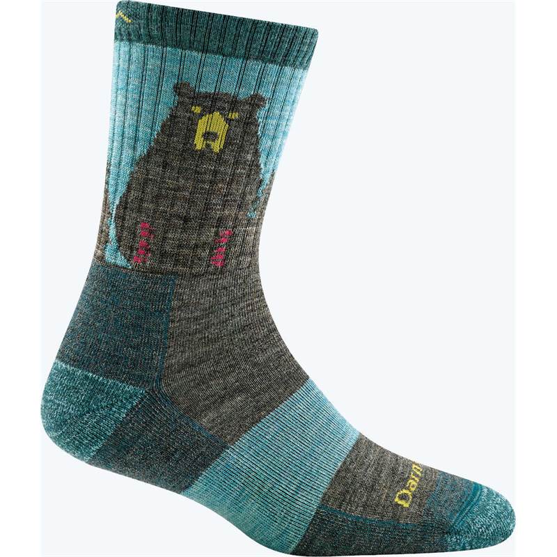 Darn Tough Womens Lightweight Bear Town Micro Crew Cushion Socks-4